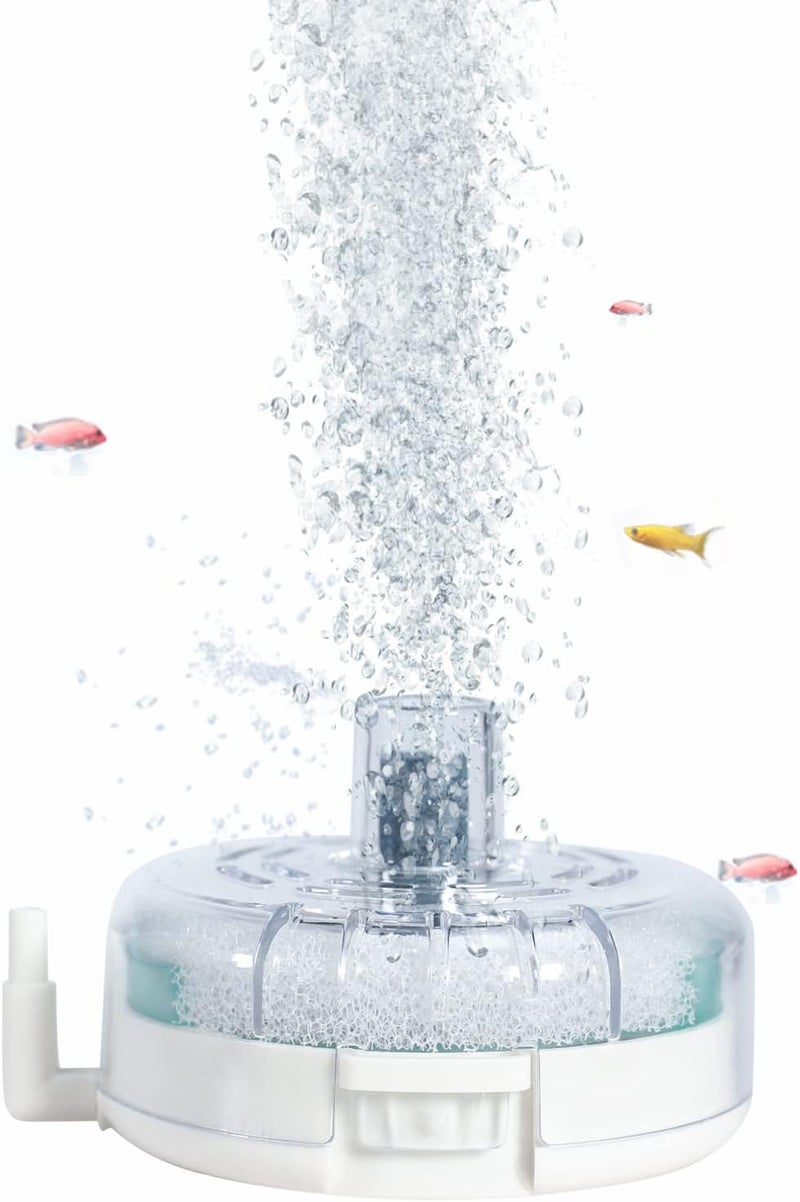 UPETTOOLS Mini Aquarium Sponge Filter, Small Internal Fish Tank Filter Detachable Submersible Filter with Air Stone auxiliary filter Suitable for 5-20 Gallon Tank (Air Pumps and Air Tube not Included) - Image 1